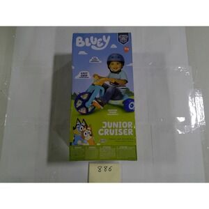 Bluey Junior Cruiser Toddler Tricycle 18-36 Months Blue New Fly Wheels Jakks